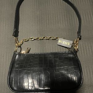 Black handbag